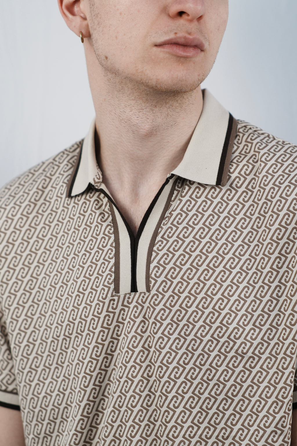LIU•JO Beige Logo Polo