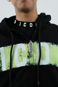 ICON Fluo Logo Zip Hoodie