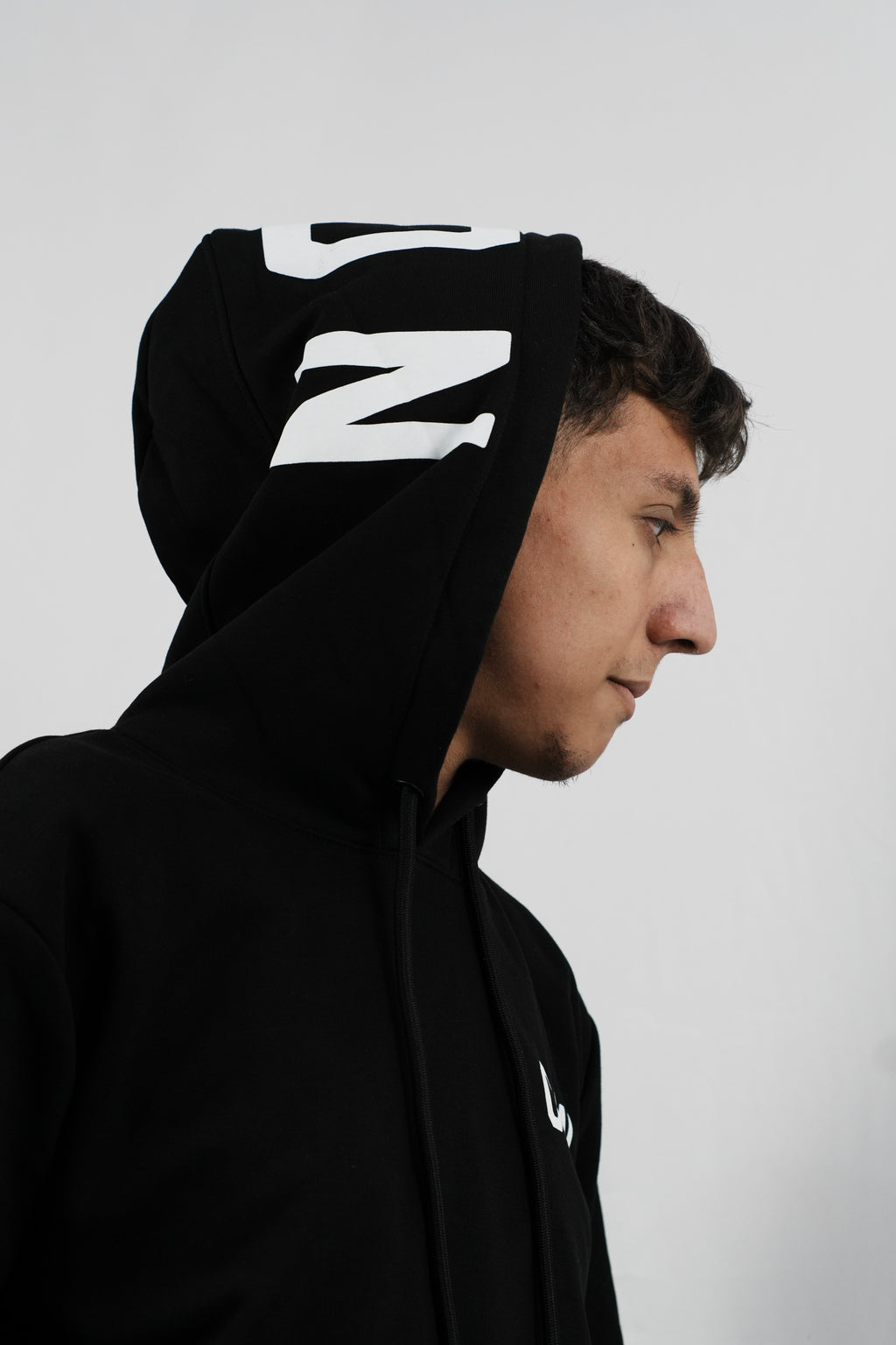ICON Black Hoddie Logo