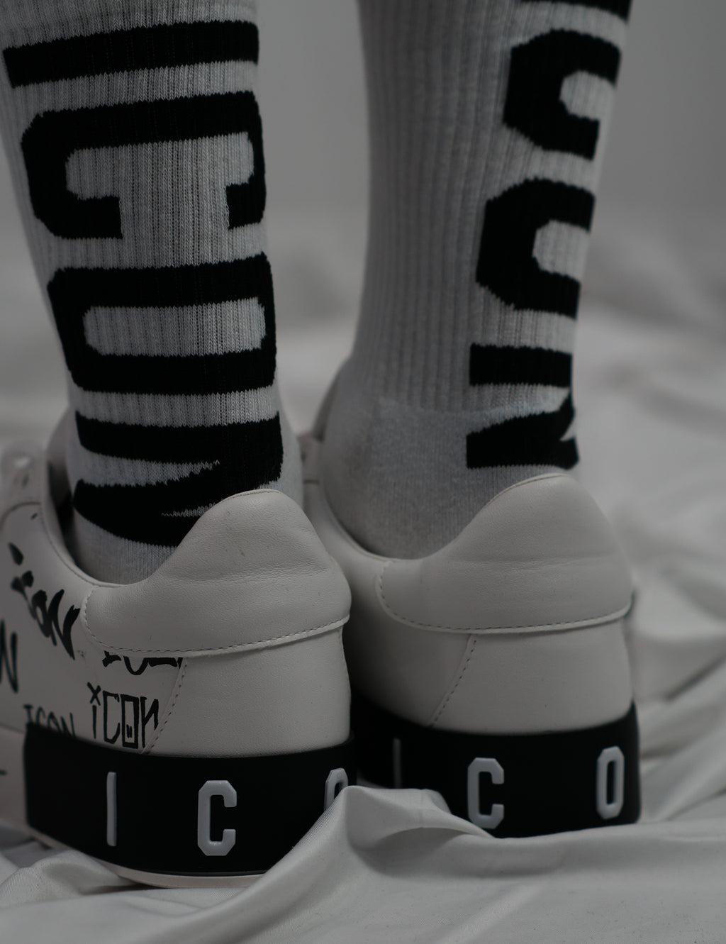 ICON White Graffiti Shoes