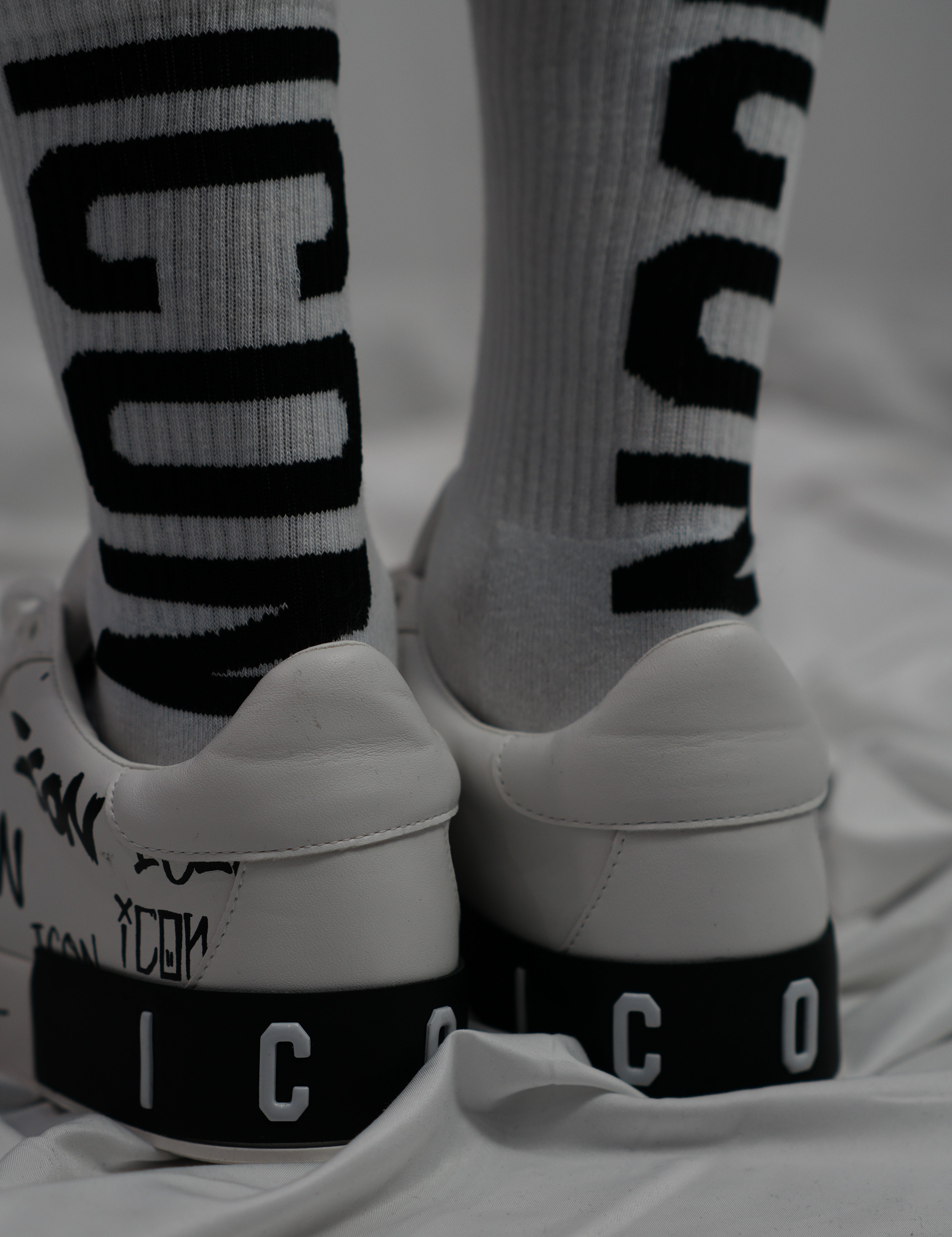 Icon White Graffiti Shoes