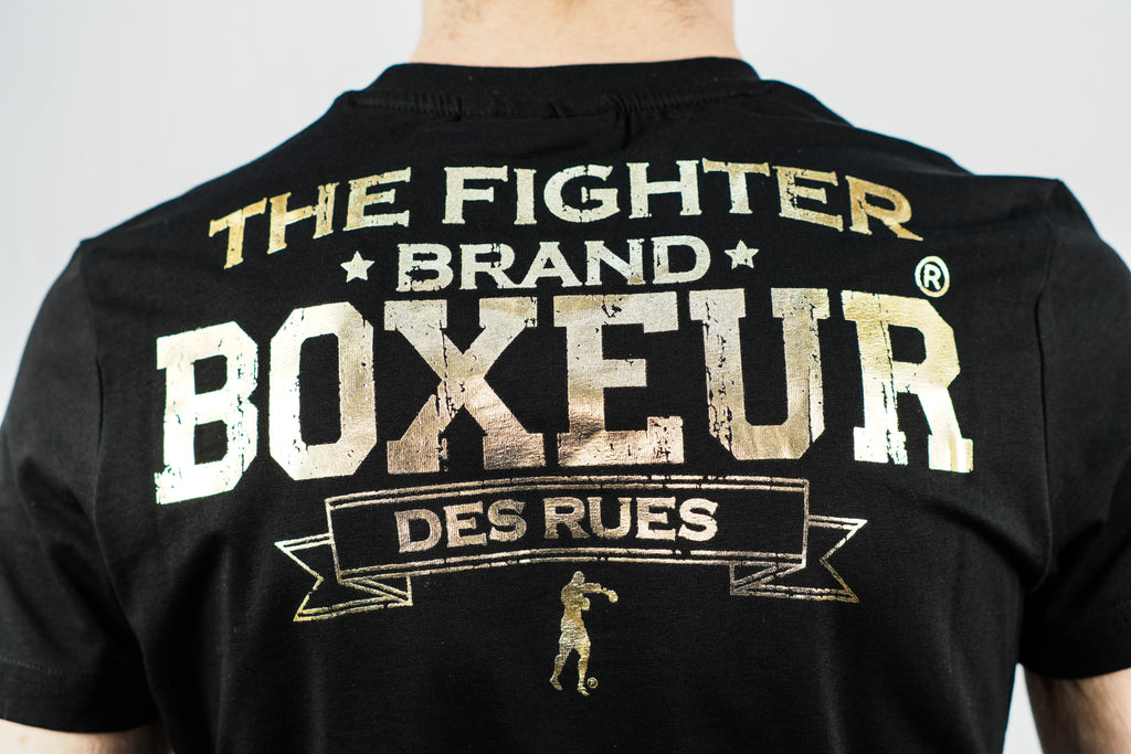 BOXEUR T-Shirt Gold Logo
