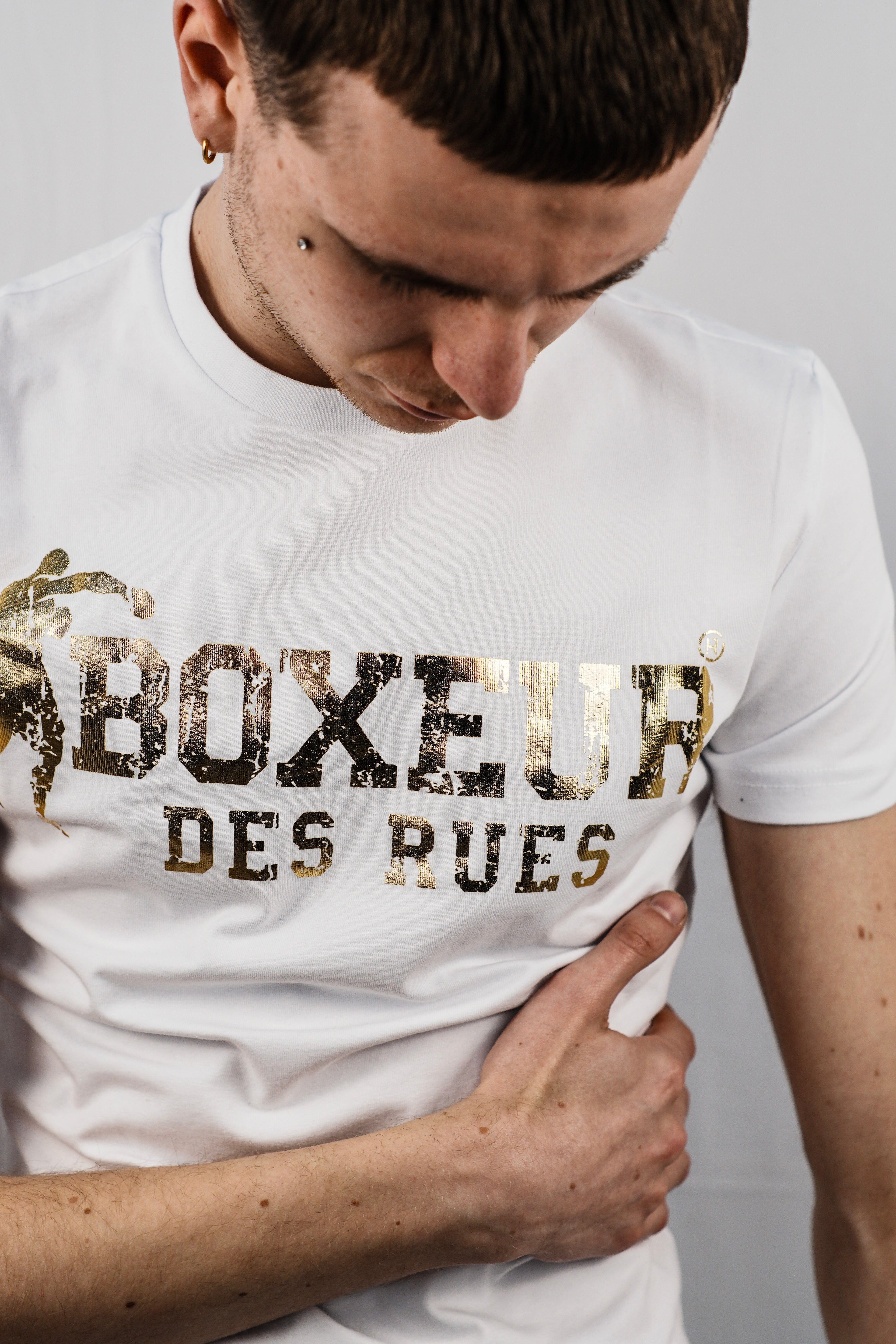 BOXEUR T-Shirt Gold Logo