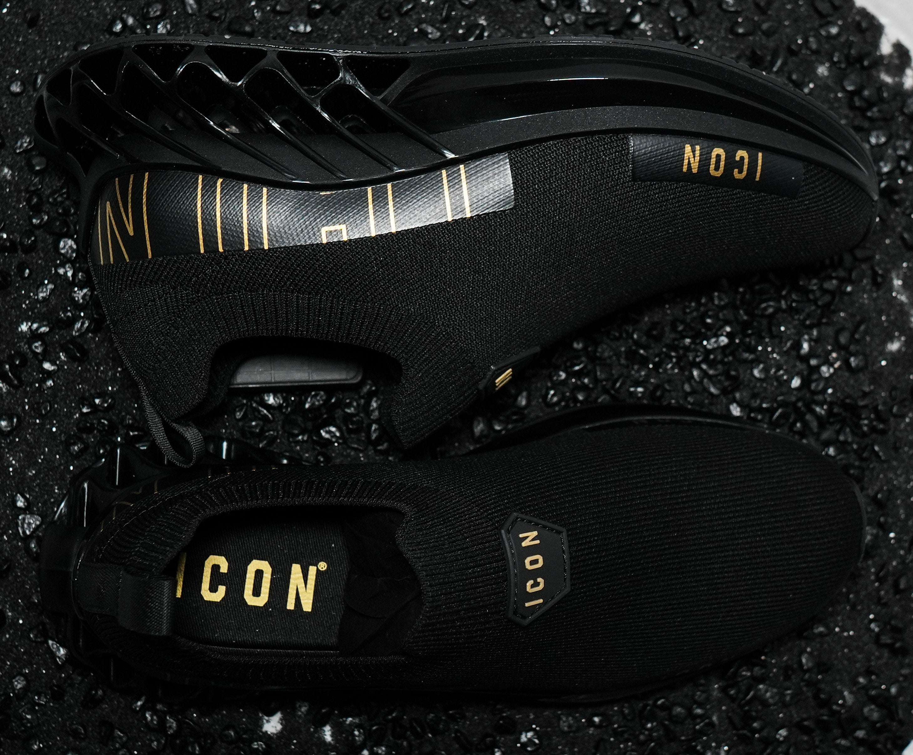 ICON Black Gold Sneakers